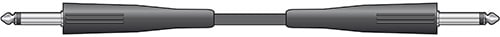 Essential Speaker Leads 6.3mm Mono Jack Plug - 6.3mm Mono Jack Plug Essential Speaker Lead Jack - Jack 6.0m