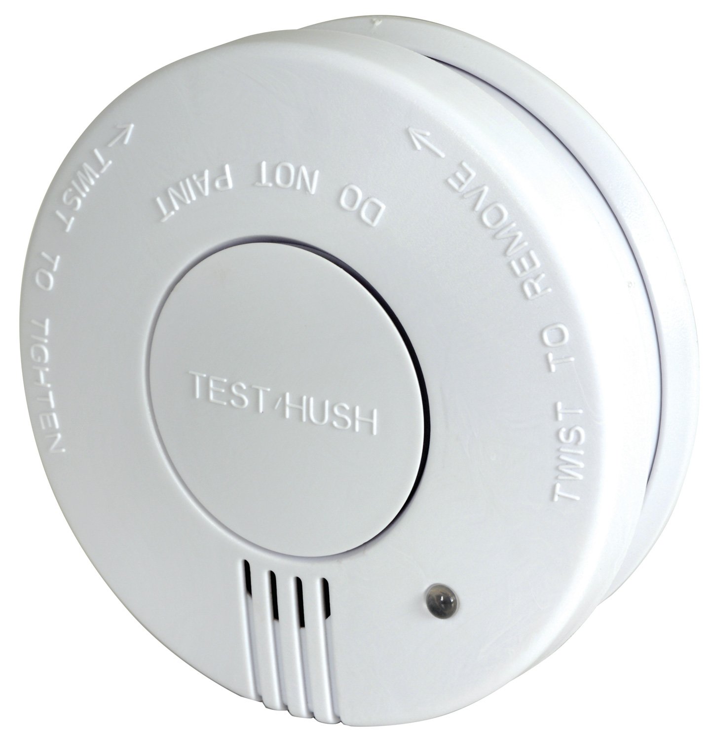 Photoelectric Smoke Detector with Hush Feature Smoke detector w/hush button