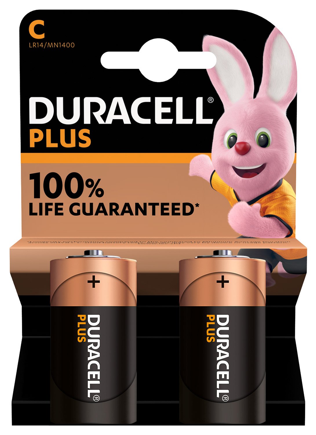 Duracell Plus Power Alkaline Batteries C Duracell Plus Power 2 Pack