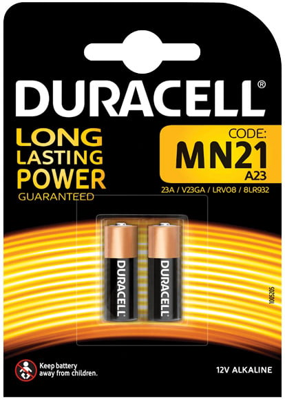 Duracell Battery MN21 MN21 Duracell Battery 2 Pack