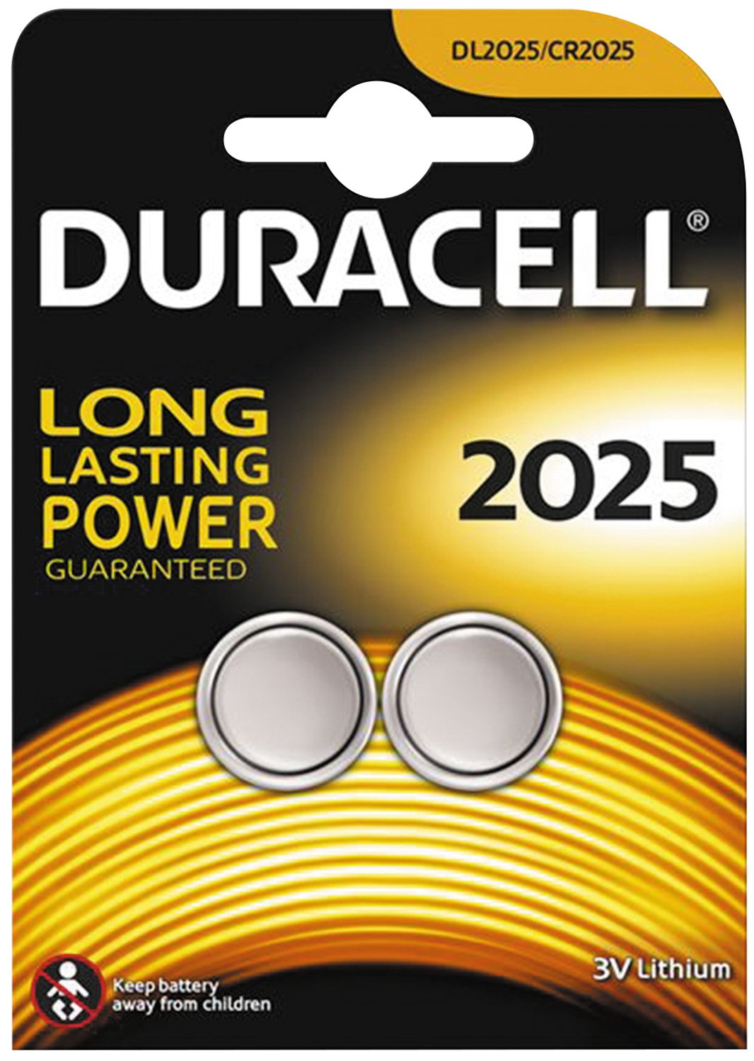 Duracell Lithium Coin Cell Battery CR2025 Duracell Lithium Coin Cell 2 Pack