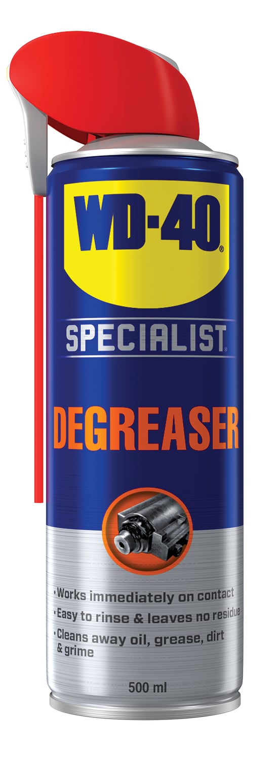 WD-40 Specialist Fast Acting Degreaser with Smart Straw 500ml Degreaser 500ml