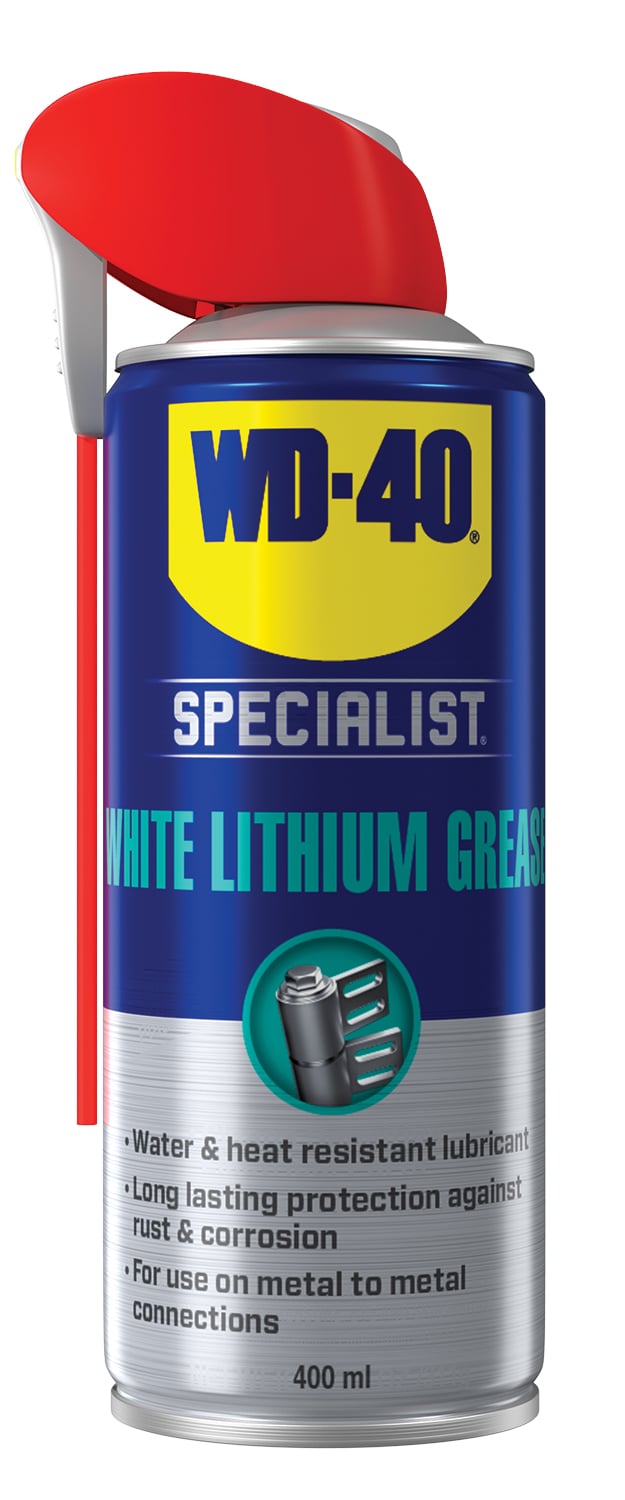 WD-40 Specialist White Lithium Grease with Smart Straw 400ml White Lithium Grease 400ml
