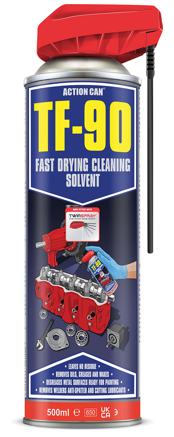 TF-90 Fast Drying Cleaning Solvent TwinSpray 500ml TF-90 Cleaner TS 500ml