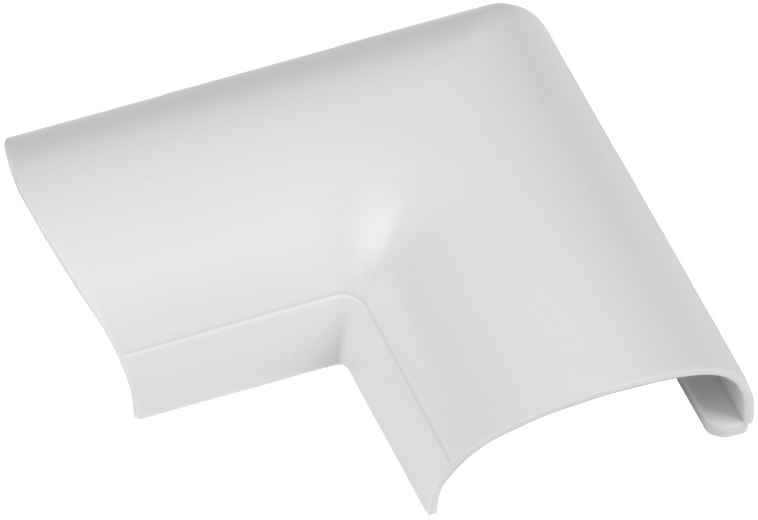 Clip-over trunking accessories 30x15 Clip-Over white Door Top Bend  30x15mm Bag of 5