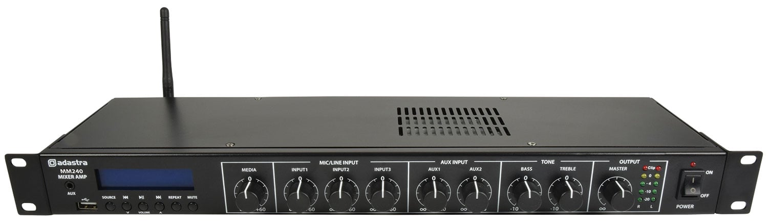 MM240 Mixer Amplifier 2 x 120W MM240 Mixer-amplifier 2 x 120W