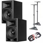 RCF Ayra Pro 6 bundle with stands and cables