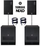Yamaha Nexo Dual DXR12 & DXS18 Power Pack