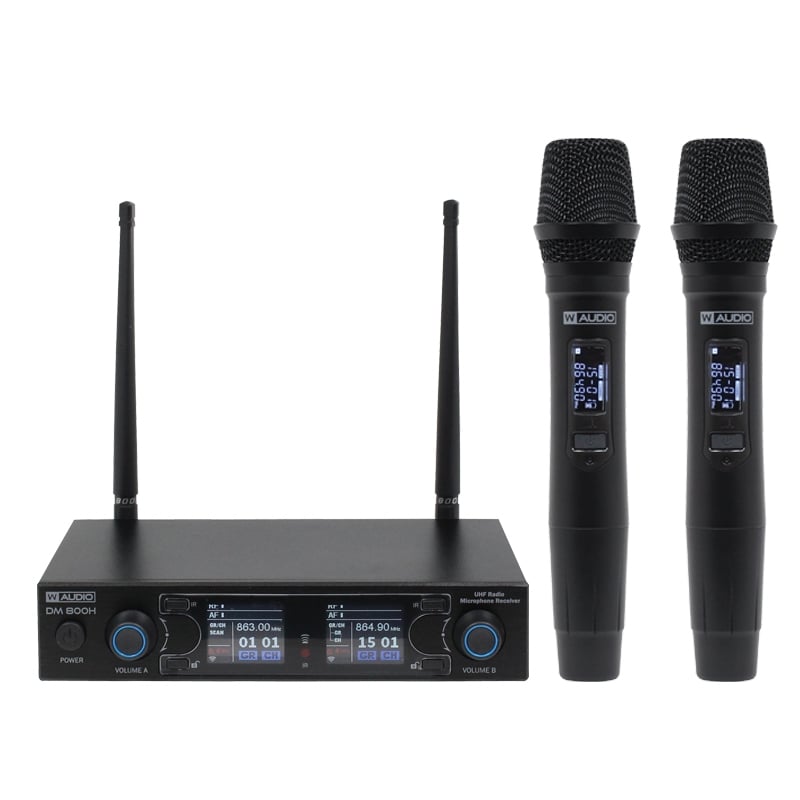 DM 800H Twin Handheld UHF System (863.0Mhz-865.0Mhz)