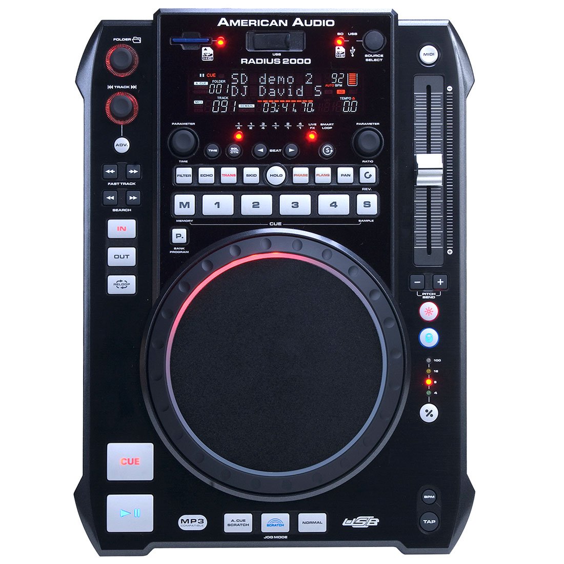 American DJ Radius 2000 MP3/USB Media Player
