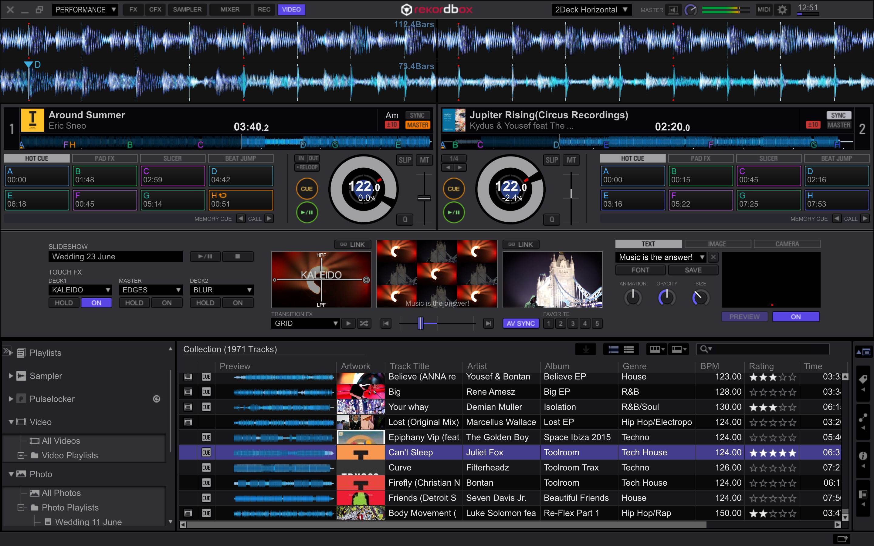 Rekordbox Video Software Screenshot