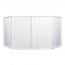 Equinox Foldable DJ Screen White Mk2 (Carry Bag Included)