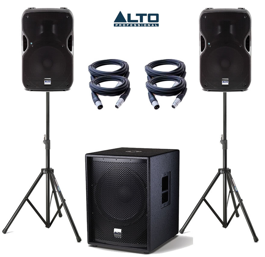 Alto Truesonic TS12A & SUB15A Power Pack - 2800W Active Sound System