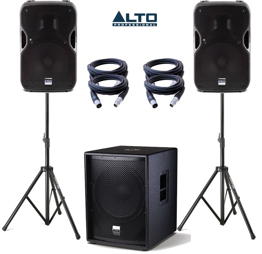 Alto Truesonic TS15A & SUB15A Power Pack 2 - 2800W Active Sound System