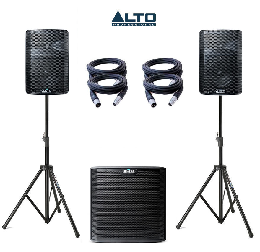 Alto Truesonic TX208 & TS212S Power Pack 1 - 1850W Active Sound System