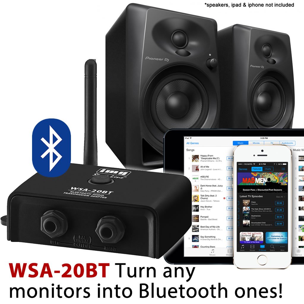 IMG Stageline WSA-20BT Bluetooth Audio Receiver