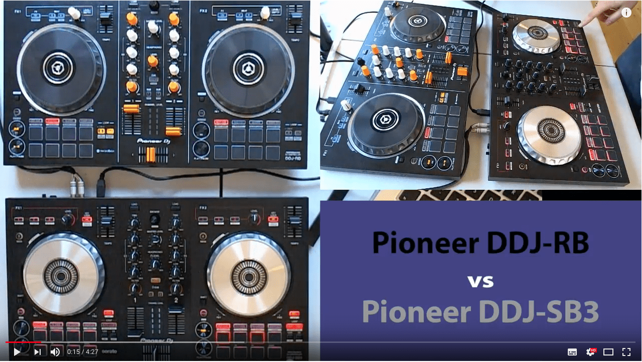 Pioneer DDJ-SB3 Controller with Serato DJ Lite Software