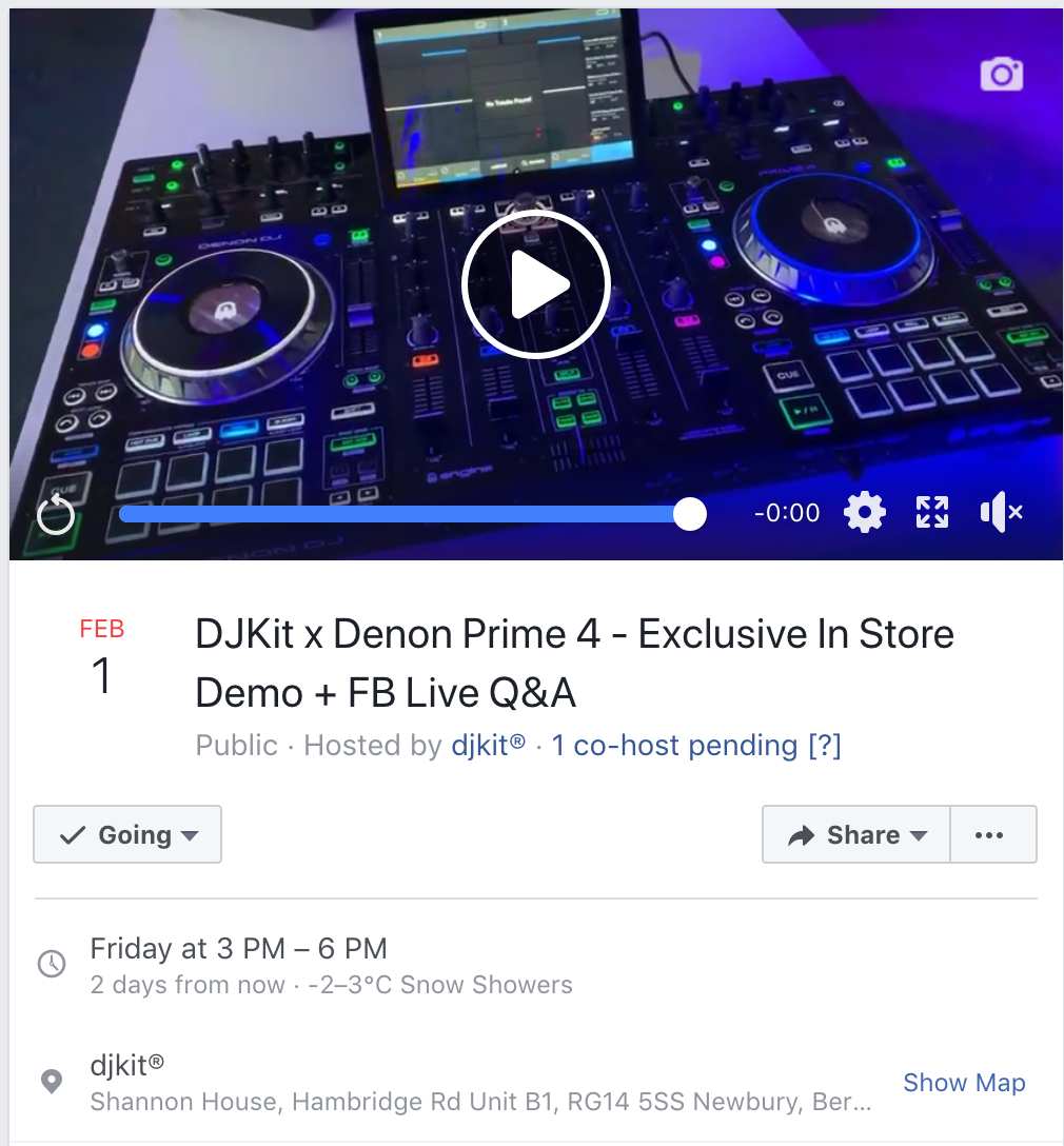 Facebook Event Live Stream