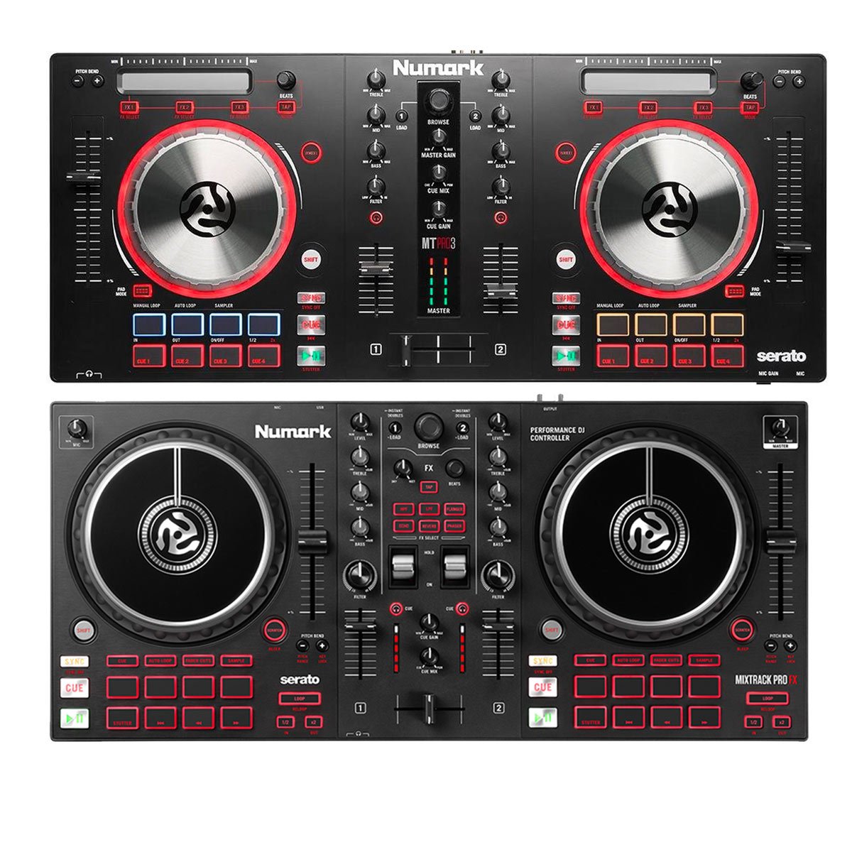 New Numark Mixtrack Pro FX and Mixtrack Platinum FX whats the