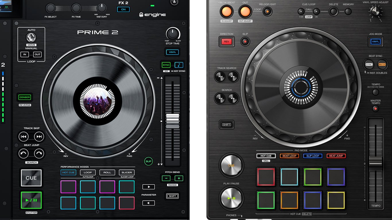 Denon DJ Prime 2 Jogwheel differences to Pioneer XDJ-RX2
